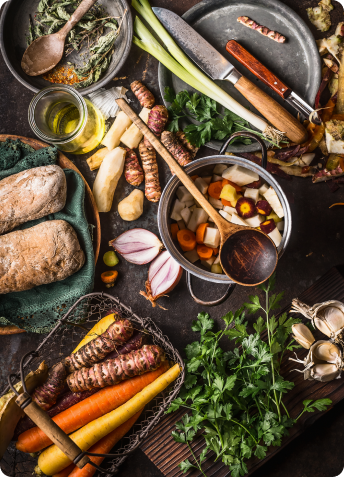 Comida com sabor e qualidade